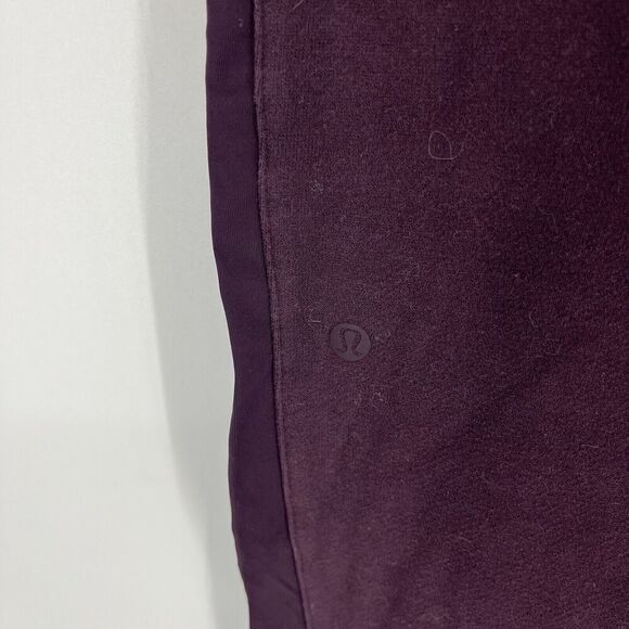 Lululemon Pants Size 2 Womens Maroon Ready to Rulu High Rise Crop Jogger Yoga - Picture 6 of 7